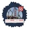 Navy Suede Mat Board for 25x25 Frames - Circle Opening for 22x22 Photos